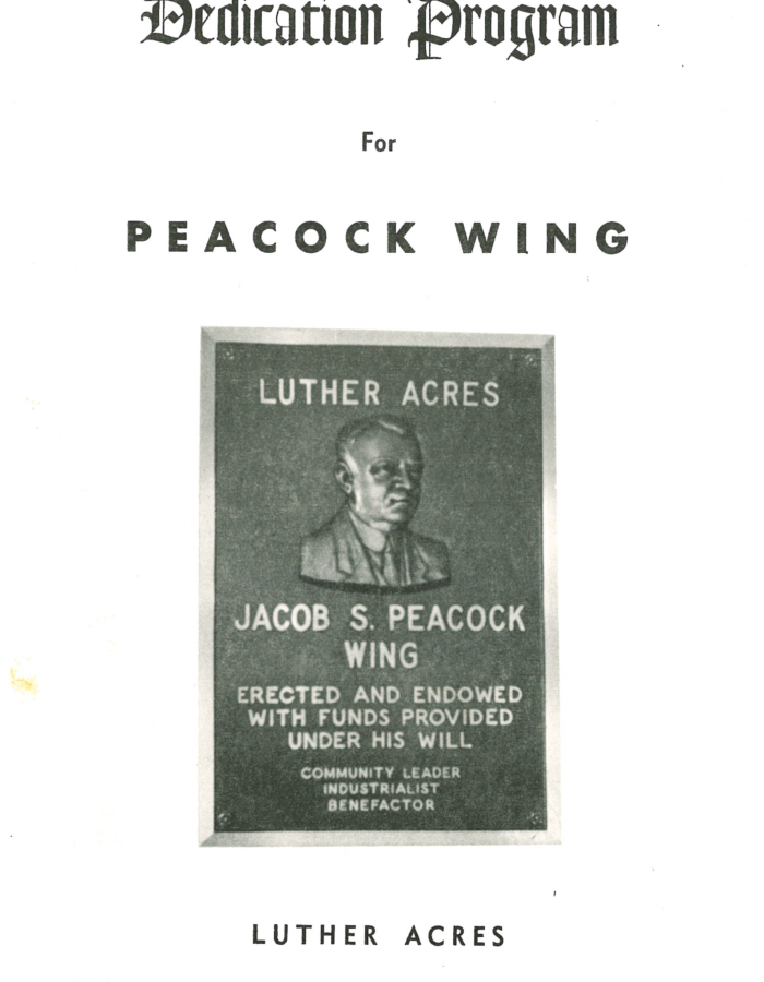 LA 1970 09 Peacock Wing Dedication Program 000
