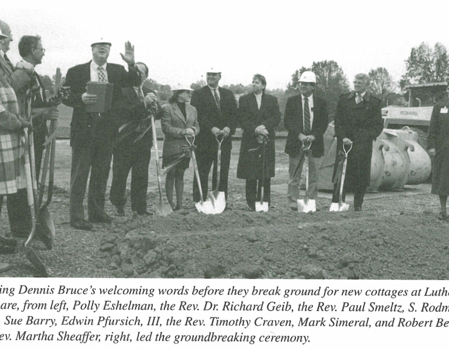 LC 1998 12 Caring Newsletter LA Groundbreaking Cottages